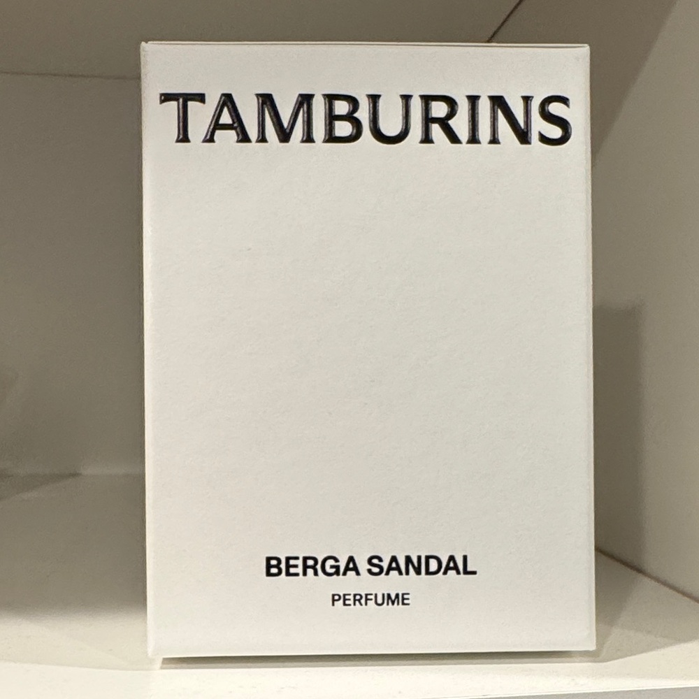 Tamburins berga sandal perfume empty box